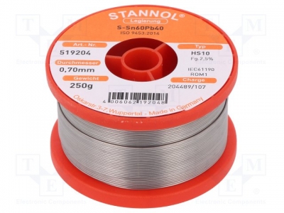 TIN 250/0.7MM-STANNOL
